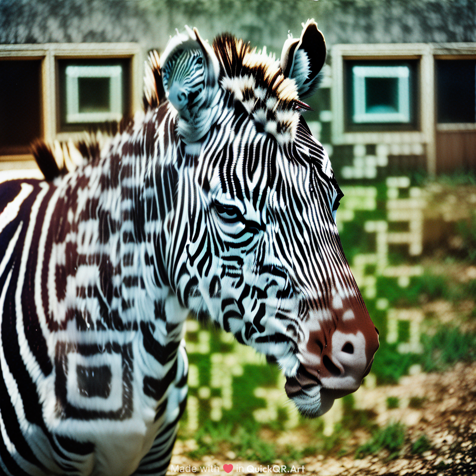 A zebra