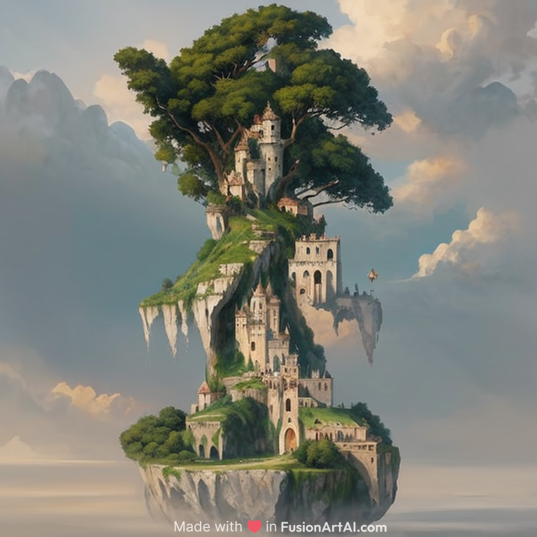a beautiful matte painting concept art painting of a landscape from a studio ghilbi movie